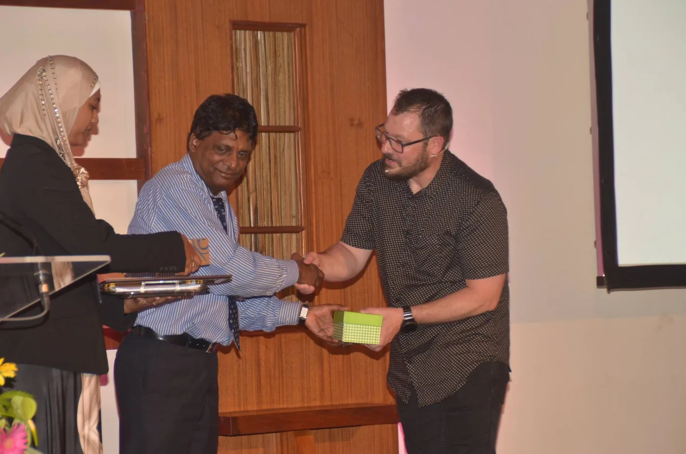 Cyril Palan at the Brand Magic Summit, around 2016, Logos, Team through the years, Logos Publicity Ltd, Mauritius