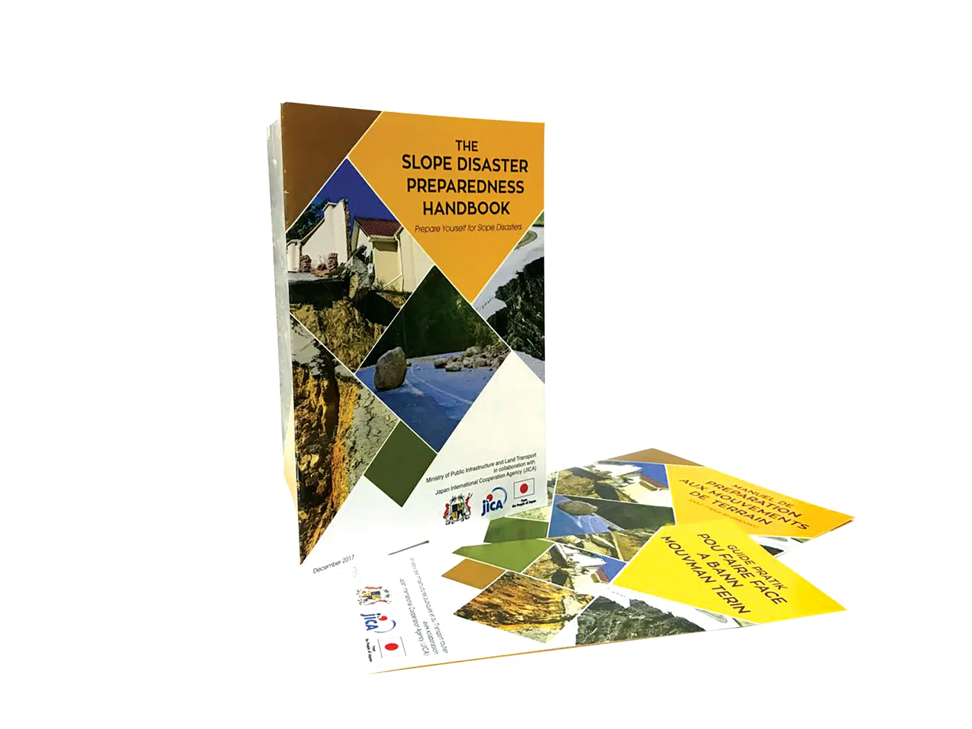 JICA slope disaster preparedness handbook, 2017, JICA, Brochures & flyers, Logos Publicity Ltd, Mauritius