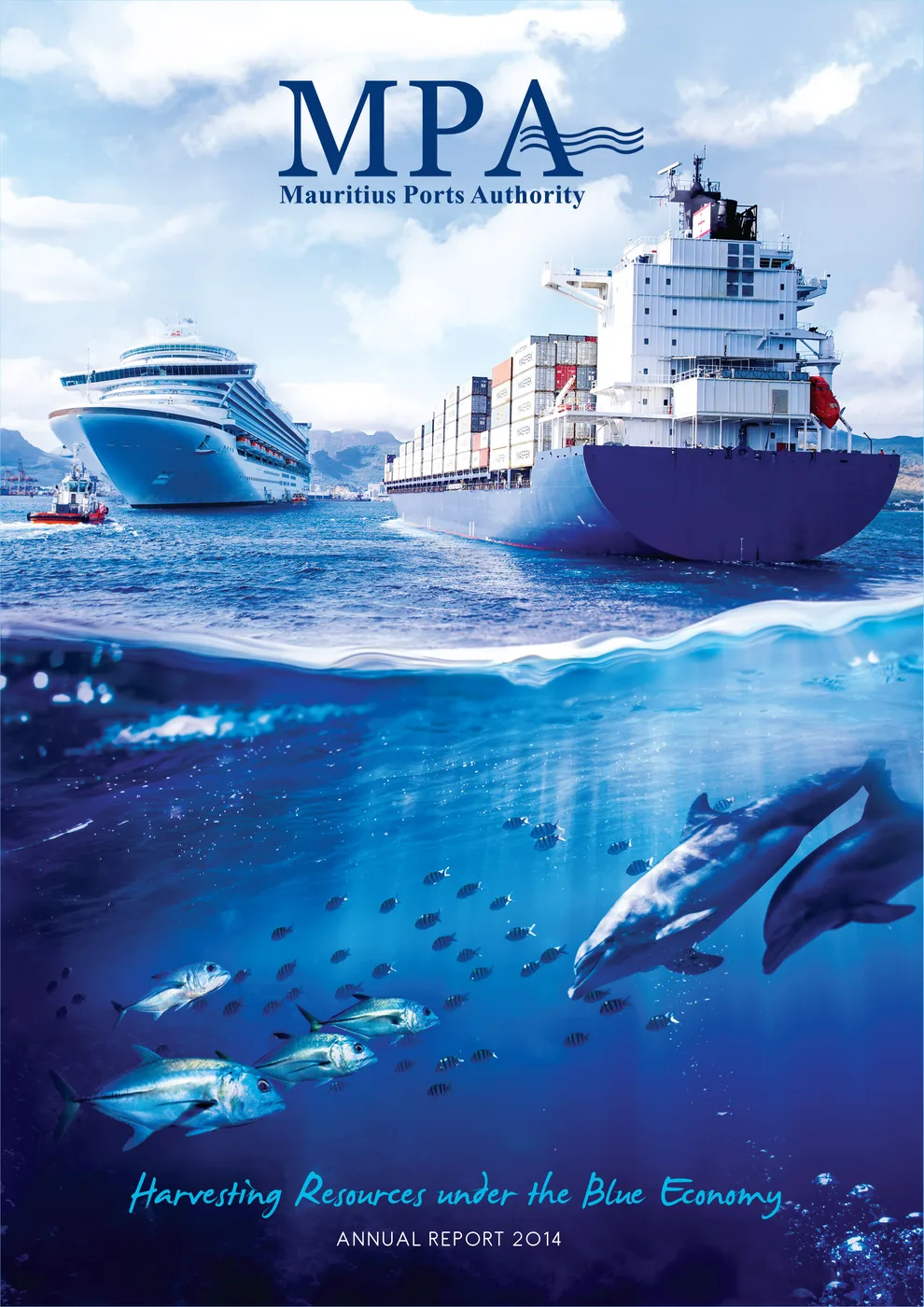 Mauritius Ports Authority Annual Report 2014, 2014, MPA, Annual reports, Logos Publicity Ltd, Mauritius