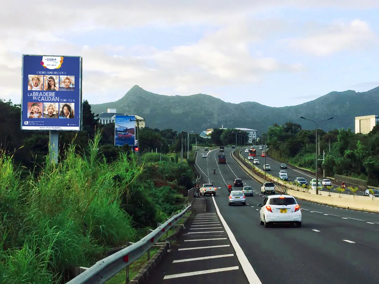 Caudan Braderie highway billboard, Caudan, Outdoor & signage, Logos Publicity Ltd, Mauritius