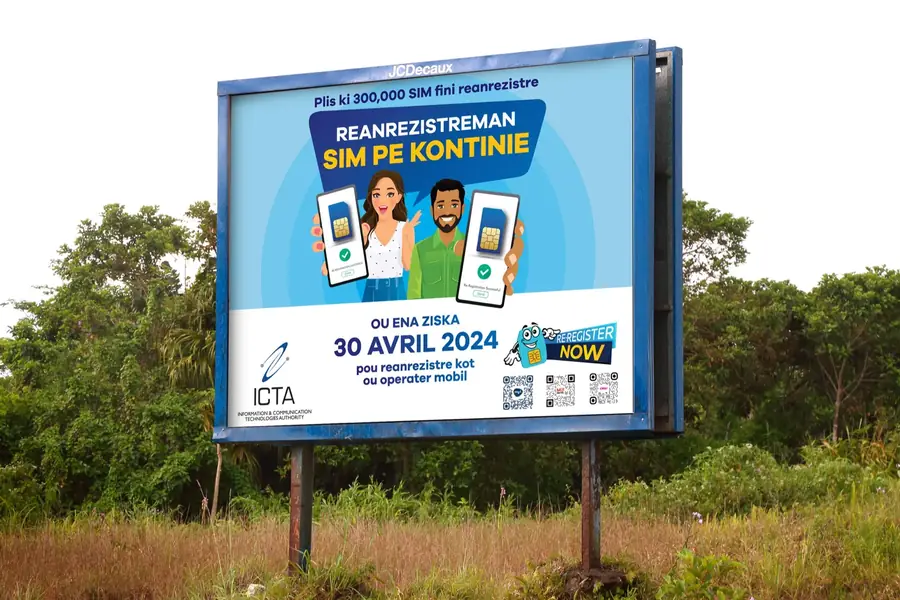 ICTA SIM Card registration integrated advertising campaign by Logos Publicity Ltd